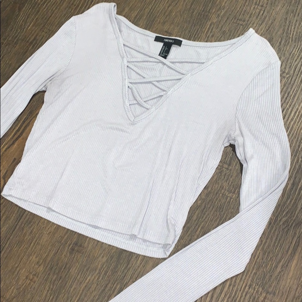 Long Sleeve Crop Top